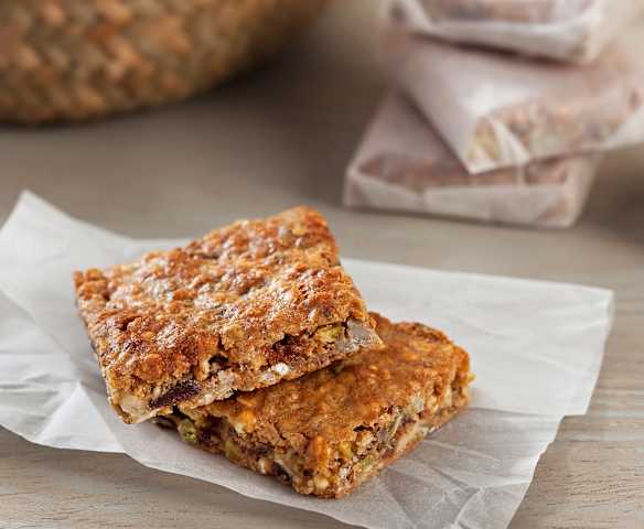 Snack de pistachos con dátiles