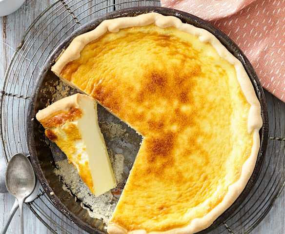 Tarte sucrée au fromage frais