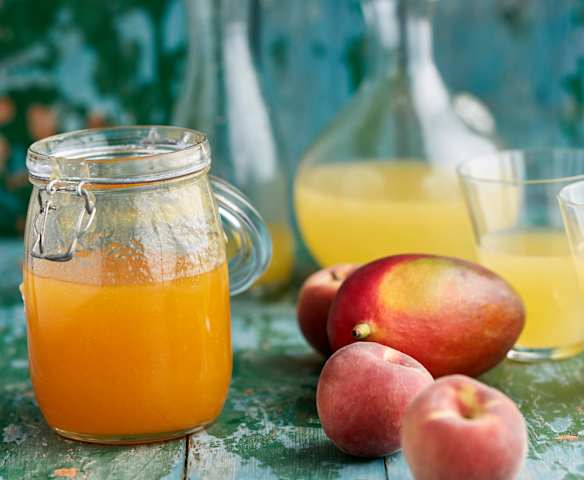 Concentrado de pêssego e manga