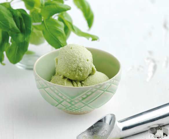 Gelado de manjericão