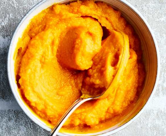 Kürbispüree auf Vorrat