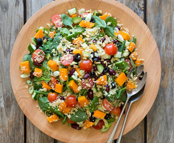 Warm Mediterranean Couscous Salad