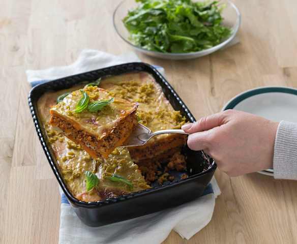 Sweet potato lasagne