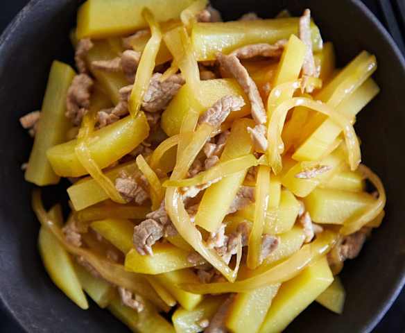 土豆榨菜肉丝