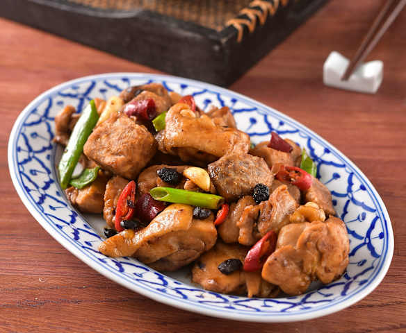豆豉芋頭雞