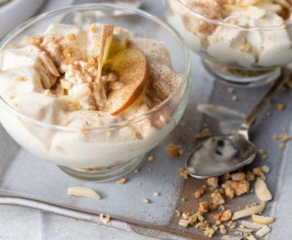 Apfel mit Vanille-Espuma