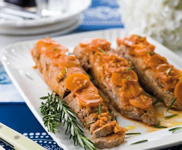Pork tenderloin parcels