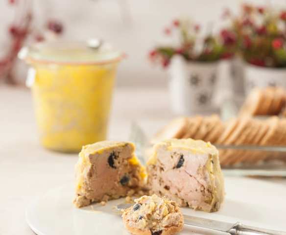 Terrinas de foie trufado