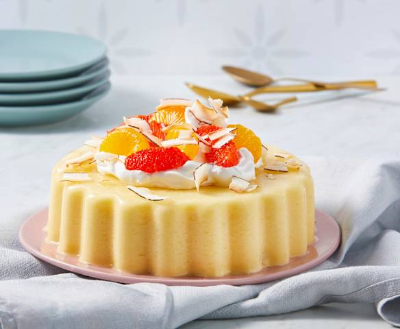 Creamy Orange and Pineapple Jello Mold