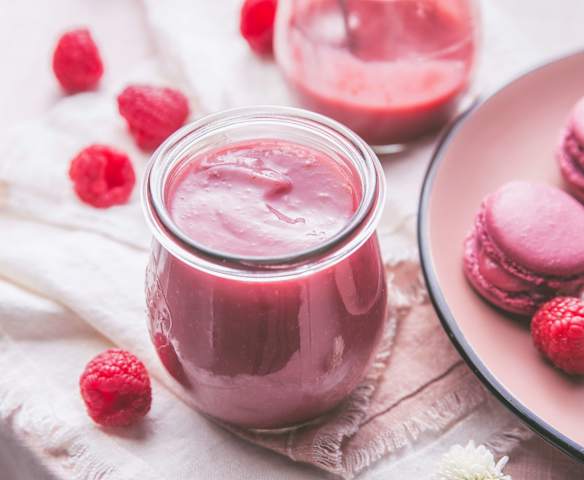 Curd à la framboise