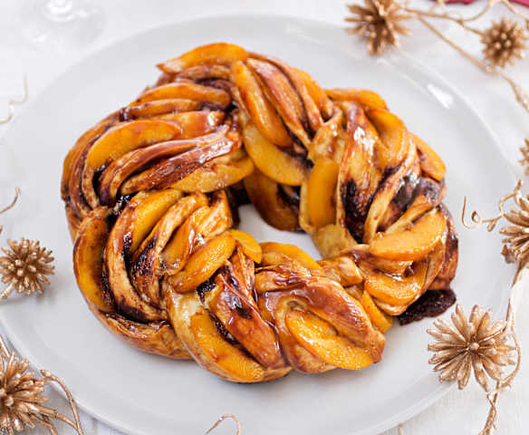 Caramel Peach Kringle