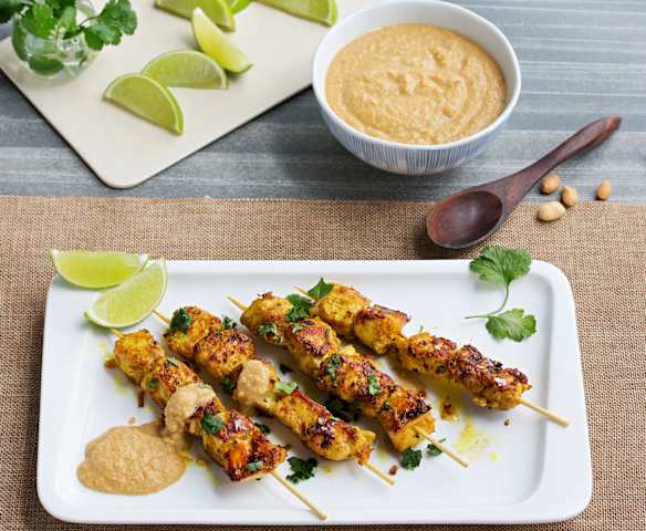 Chicken Satay with Peanut Sauce (Hestan Cue™)