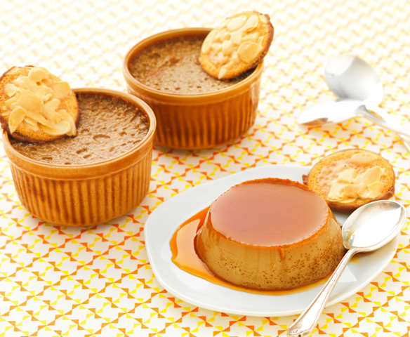 Crème renversée au café