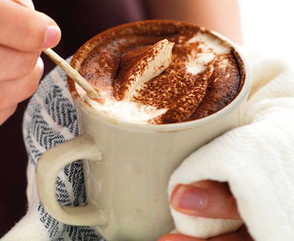 Chocolat blanc chaud Chocolat blanc chaud