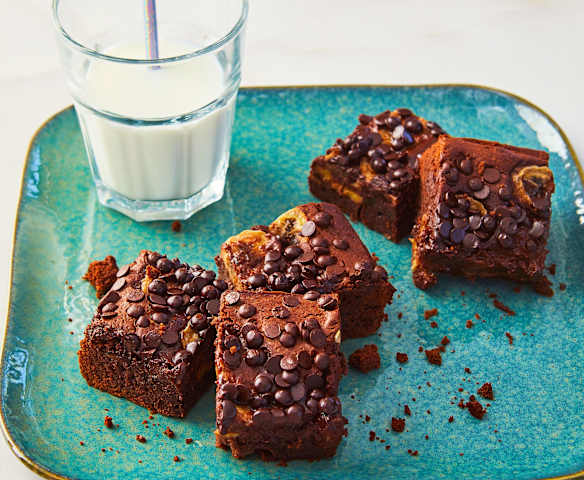 Brownies cioccolato e banane Brownies cioccolato e banane