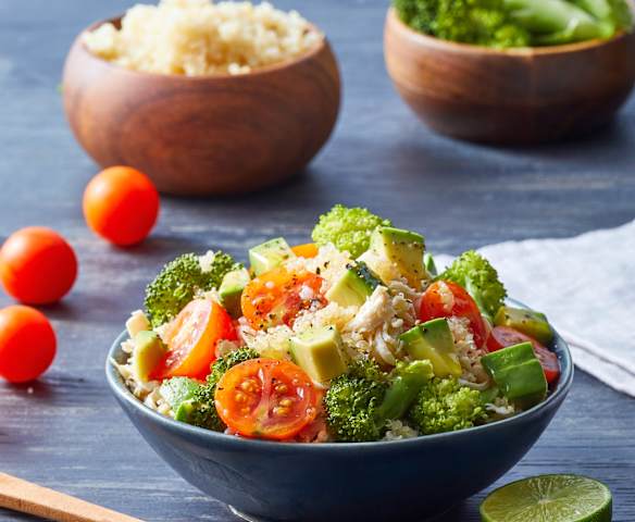 Ensalada de pollo con quinoa