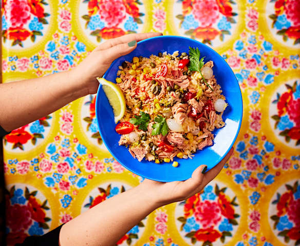 Reis-Thunfisch-Salat