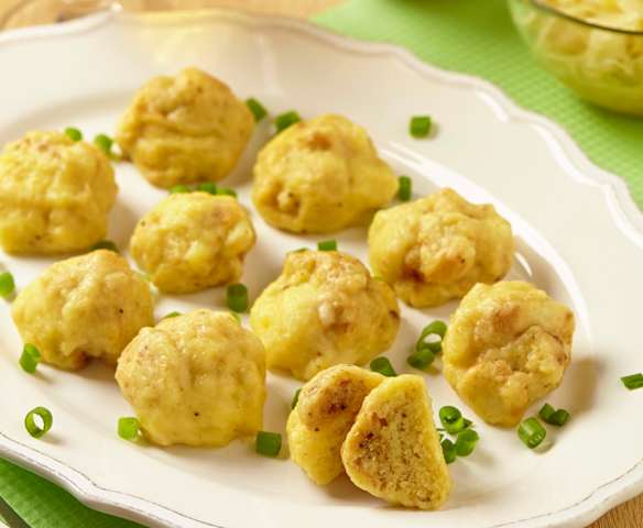 Péřové bramborové knedlíky