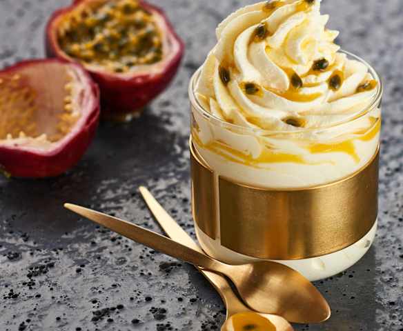 Crème fouettée Passion