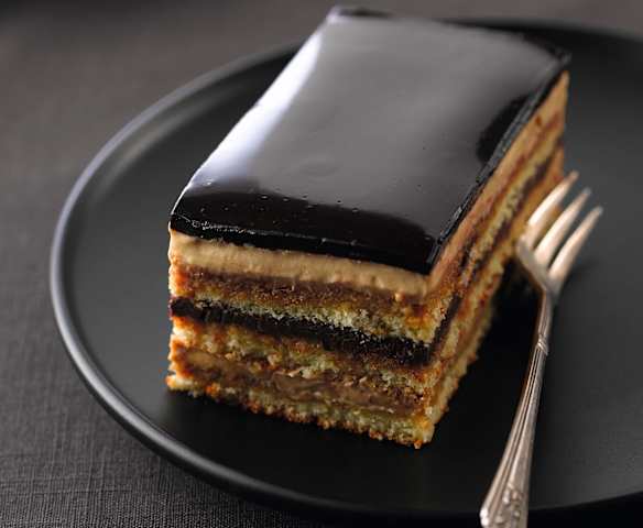 Biskuittörtchen Opéra