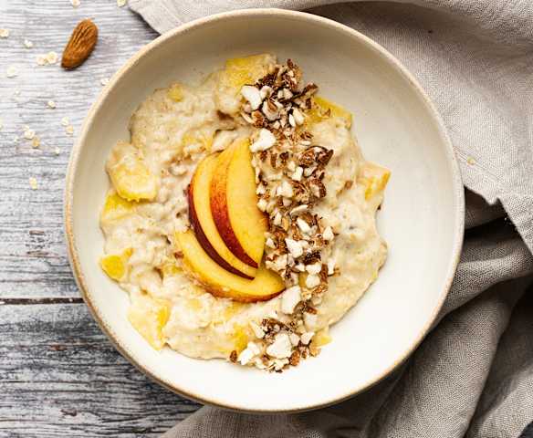 Porridge de melocotón