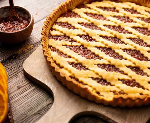 Orangenmarmeladen-Pie Orangenmarmeladen-Pie