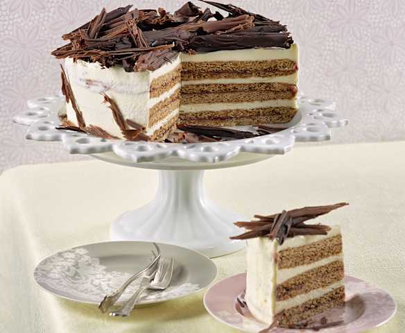 Lebkuchenblätter-Torte