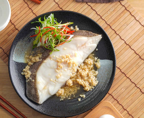 酒釀蒸鱈魚