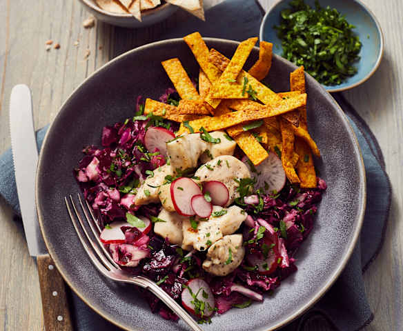 Hähnchen-Tortilla-Salat