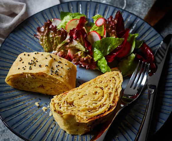 Strudel mit Sauerkrautfüllung