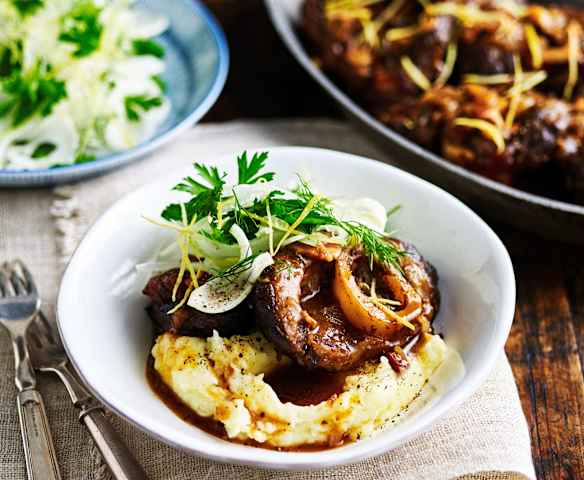 Ossobuco with orange and fennel salad