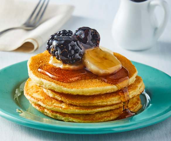 Mini panqueques de naranja