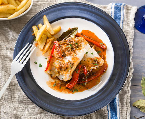 Bacalao al estilo de Braga Bacalao al estilo de Braga