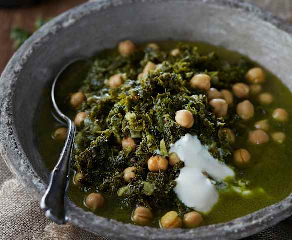 Grünkohl-Kichererbsen-Eintopf