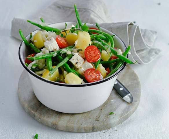 Erdäpfel-Fisolen-Salat