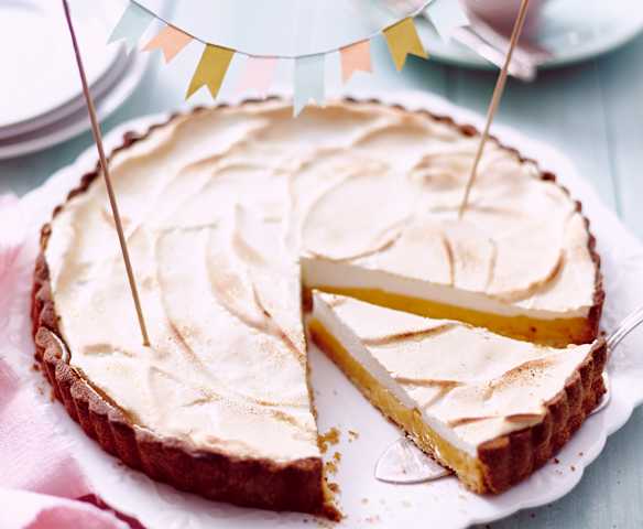 Zitronen-Baiser-Tarte