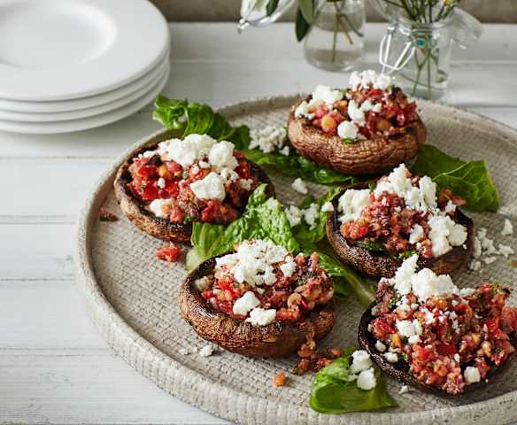 Gegrillte Portobello-Pilze