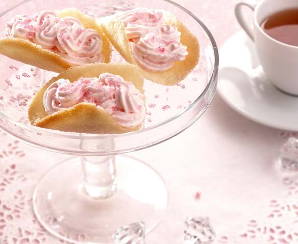 Tuiles à la rose