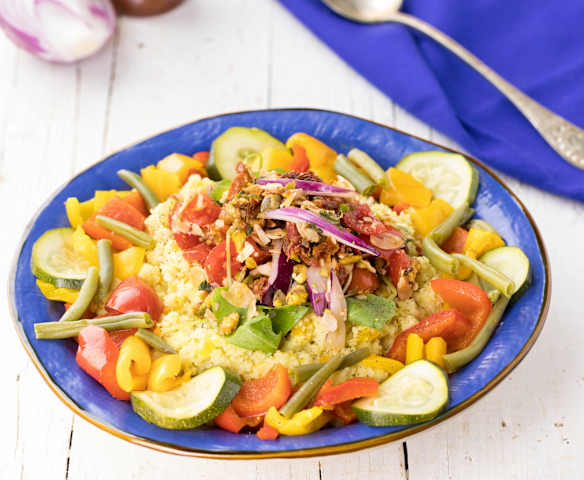 Cous cous ai profumi di Sicilia (vegan) Cous cous ai profumi di Sicilia (vegan)