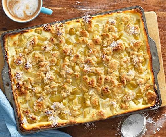 Rhabarber-Streuselkuchen