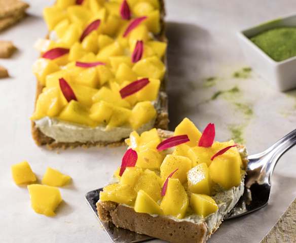 Cheesecake al tè verde