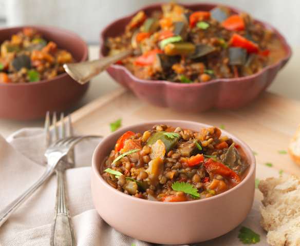 Ratatouille aux lentilles Ratatouille aux lentilles