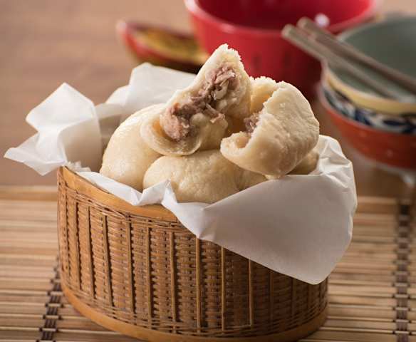 Petits pains farcis au porc (baozi)