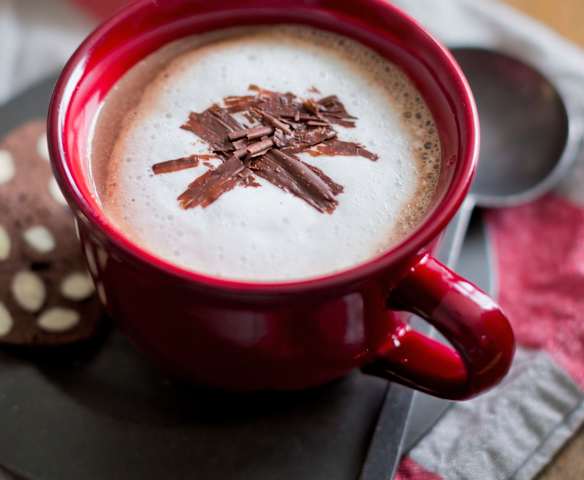 Indulgent hot chocolate