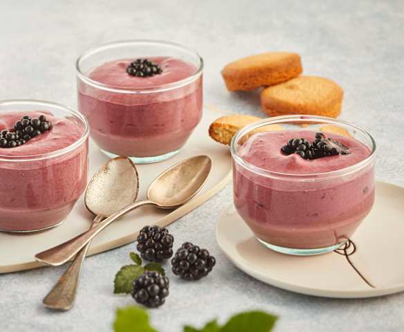 Mousse à la mûre