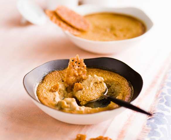 Crème onctueuse caramel-café