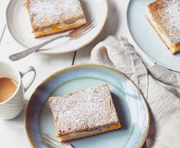 Mohn-Quark-Kuchen vom Blech