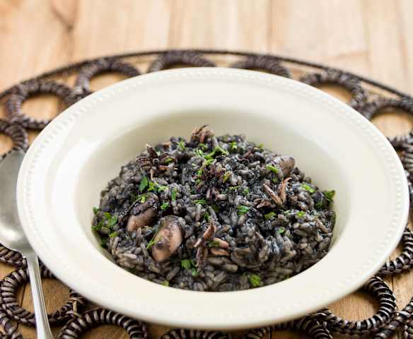 Arroz de chocos com tinta