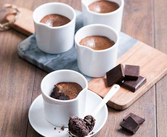 Fondant czekoladowy w kokilkach