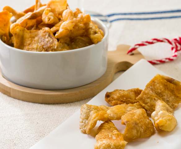 Cortezas de pollo
